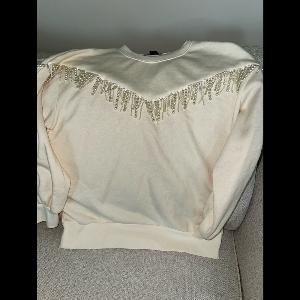 ‼️NEW Fringe bead Sweat shirt